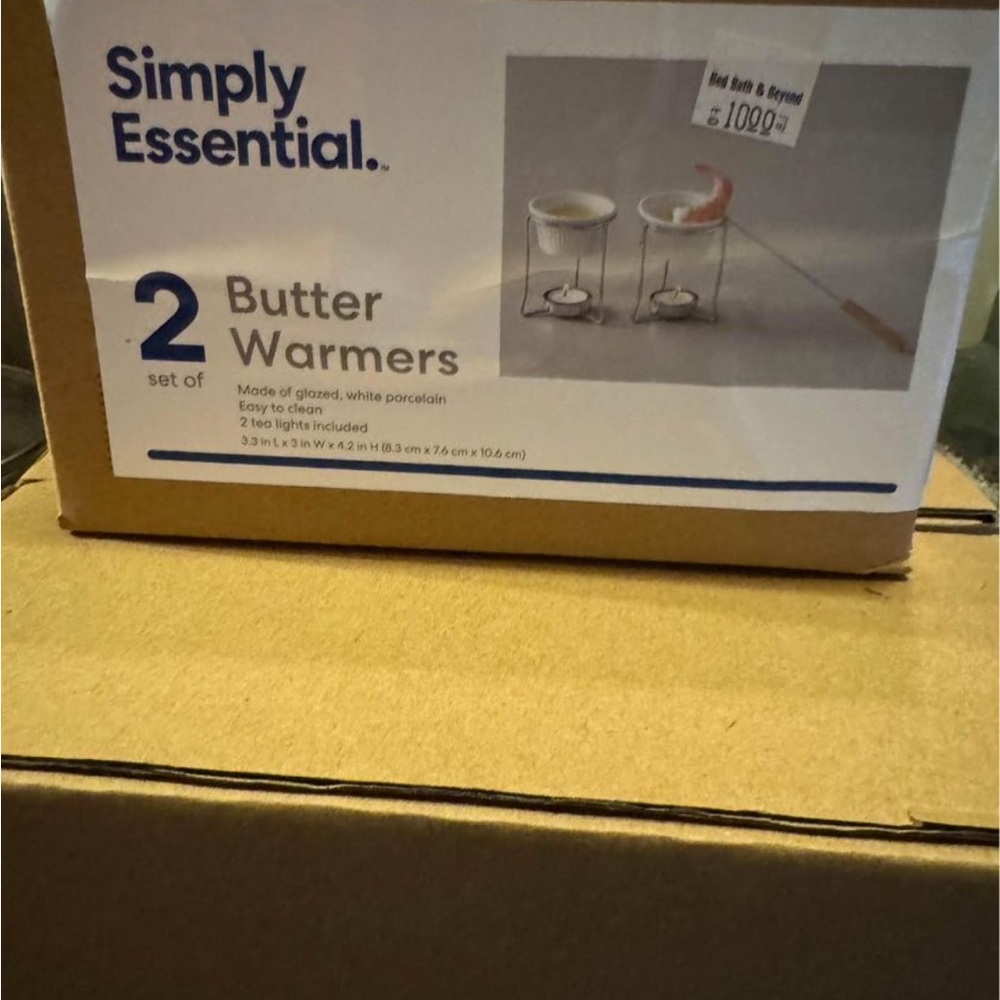 Simply essential setof 2 butter warmers